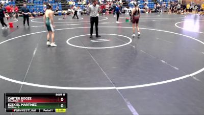 106 lbs Round 2 - Carter Booze, Columbus vs Ezekiel Martinez, Gretna