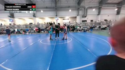 224 lbs Cons. Semi - Callie Cigarroa, El Paso Wildcats Wrestling Club vs Osaias Mamea, Powerhouse Wrestling
