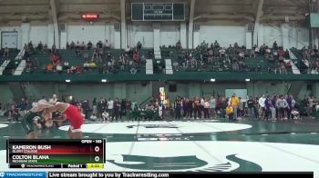 165 lbs Cons. Round 3 - Kameron Bush, Olivet College vs Colton Blaha, Michigan State