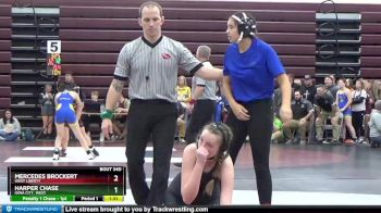 142A 1st Place Match - Harper Chase, Iowa City, West vs Mercedes Brockert, West Liberty