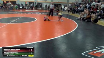 Round 1 - Kylee Oberfoell, Hammerin Hawks vs Emmery McNamara, Mustang Wrestling Club