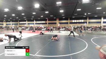 74 lbs Quarterfinal - Talan Benson, Gorilla Kids vs Teagan Vanbebber, Mtc