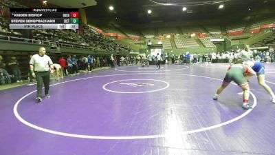 192 lbs 9th Place - Raiden Bishop, Buchanan vs Steven Sengprachanh, Exeter Union