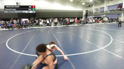 175 lbs Cons. Sub-rd Of 16 - Braxten Crow, Sheridan Wrestling Club vs Colletti Hill, Team Nazar Training Center