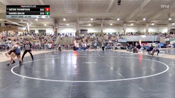 A 120 lbs Cons. Round 2 - Deter Thompson, David Crockett High School vs Kaden Malin, Seymour High School
