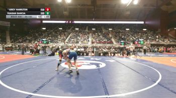 4A-150 lbs Champ. Round 1 - Grey Hamilton, Evanston vs Teagan Garcia, Sheridan