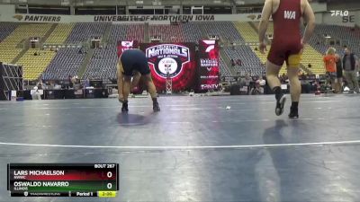 215 lbs Champ. Round 1 - Lars Michaelson, NWWC vs Oswaldo Navarro, Illinois