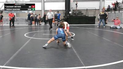 105 lbs Cons. Quarters - Zachary Meyers, Ascend Wrestling Academy vs Keziah Sanchez, Victory Wrestling-Central WA