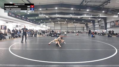 49 kg Quarters - Penelope Ayala, Team Nazar Training Center vs Riley Karwowski, Wyoming Seminary