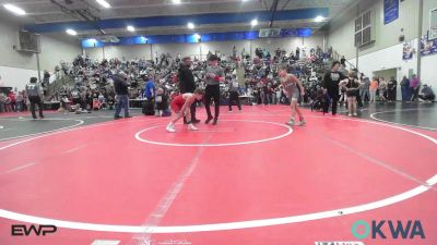 64 lbs Quarterfinal - Callan Carson, Salina Wrestling Club vs Ryland Peters, Claremore Wrestling Club
