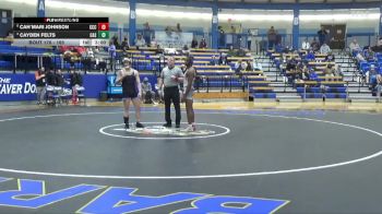 165 lbs 5th Place Match - Cayden Felts, Carl Albert State vs Cah`mari Johnson, Colby Community College