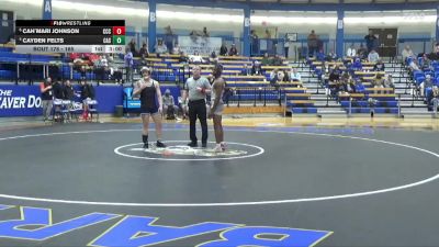 165 lbs 5th Place Match - Cayden Felts, Carl Albert State vs Cah`mari Johnson, Colby Community College
