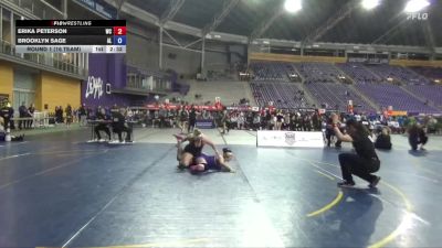 180 lbs Round 1 (16 Team) - Erika Peterson, Wartburg vs Brooklyn Sage, Albion