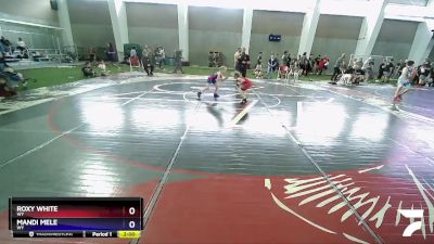 49-57 lbs 3rd Place Match - Roxy White, WY vs Mandi Mele, WY