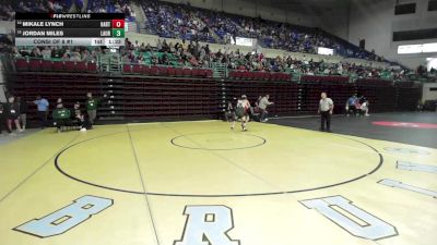 126 lbs Consi Of 8 #1 - Mikale Lynch, Hartsville vs Jordan Miles, Laurens