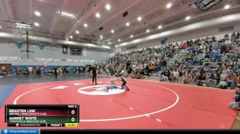 70 lbs Quarterfinal - Braxten Link, Greybull Basin Athletic Club vs Garret White, Thermopolis Wrestling Club