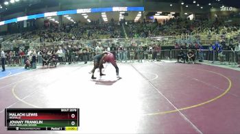 2A 165 lbs Champ. Round 1 - Jovany Franklin, Miami Norland Senior vs Malachi Lewis, Niceville