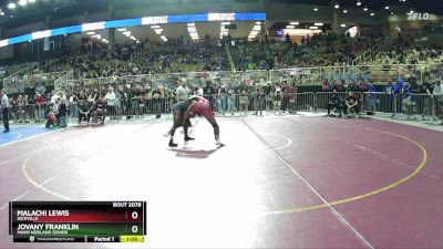 2A 165 lbs Champ. Round 1 - Jovany Franklin, Miami Norland Senior vs Malachi Lewis, Niceville