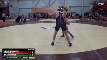 133 lbs Cons. Round 3 - Jacob Redington, Cornell College vs Riley Harger, Graceland University