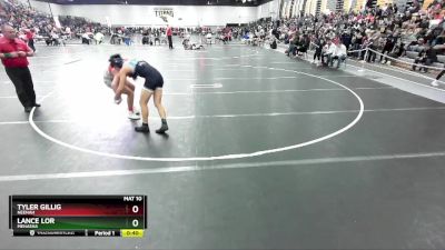 150 lbs Cons. Round 1 - Lance Lor, Menasha vs Tyler Gillig, Neenah