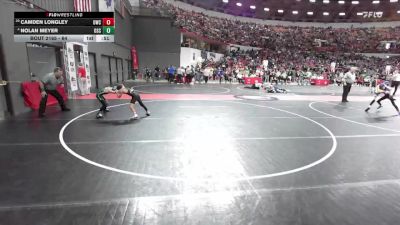 64 lbs Champ. Round 2 - Camden Longley, Oregon Wrestling Club vs Nolan Meyer, Osceola