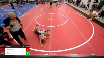 76 lbs Quarterfinal - Joshua Back, Verdigris Youth Wrestling vs Armond Goree, Pin-King All Stars