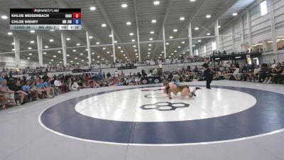 140 lbs Khloe Meisenbach, California Gold J vs Chloe Wehry, Minnesota