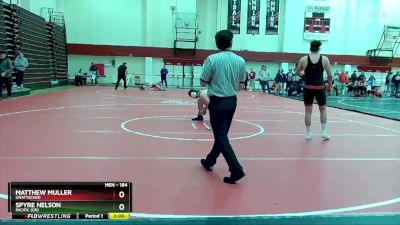184 lbs Quarterfinal - Spyre Nelson, Pacific (OR) vs Matthew Muller, Unattached