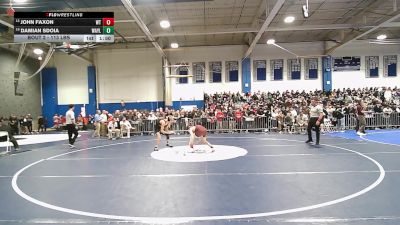 113 lbs Round Of 32 - John Faxon, Whittier vs Damian Sdoia, Wayland
