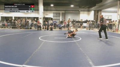 80 lbs Round Of 32 - Paeton Miller, PA vs Johnny Messina, NJ