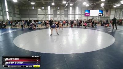 57 lbs Cons. Round 2 - Vera Spencer, GA vs Veronika Shayhen, CA
