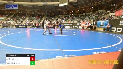 100 lbs Consi Of 8 #1 - Joe Birkett, Sebolt Wrestling Academy vs Tevin Smith Jr, Sherman Challengers