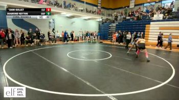 140 lbs. Cons. Round 6 - Diamond Keytue, Oak Park vs Dani Gullet, Festus
