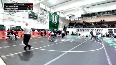 130 lbs 5th Place Match - Norel Cuellar, Colton vs Allisin Yeager, Etiwanda