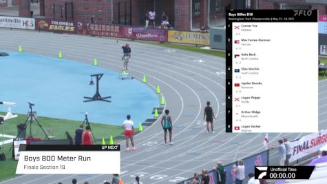 High School Boys' 800m, Finals 19
