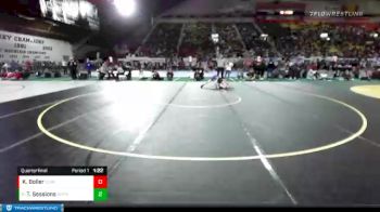 2A 126 lbs Quarterfinal - Teagan Sessions, North Fremont vs Keyan Boller, Clearwater Valley