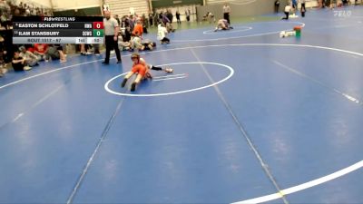 67 lbs Quarterfinal - Easton Schlotfeld, Nebraska Wrestling Academy vs Ilam Stansbury, Smith County Wrestling Club