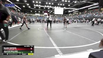 110 lbs Cons. Round 2 - Keaton Ballard, Team Haysville Wrestling Club vs Elijah Watson, Team Of Hard Knox