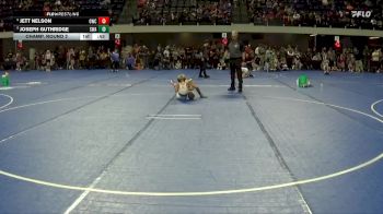 65 lbs Champ. Round 2 - Jett Nelson, Outlaw Wrestling Club vs Joseph Guthridge, Siouxland Wrestling Academy