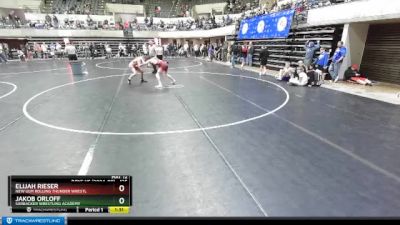 135 lbs Cons. Round 4 - Jakob Orloff, Sarbacker Wrestling Academy vs Elijah Rieser, New Ulm Rolling Thunder Wrestl