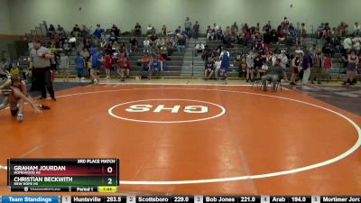 105 lbs 3rd Place Match - Graham Jourdan, Homewood Hs vs Christian Beckwith, New Hope HS