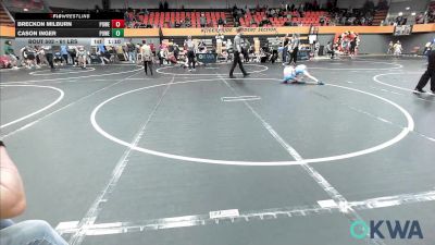 61 lbs Final - Breckon Milburn, Powerhouse vs Cason Inger, Powerhouse