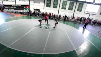 76-85 lbs Champ. Round 1 - Ashtyn Copley, Ridgeview vs Simon Sperry, VICTORY