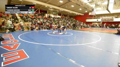 159 lbs Champ. Round 2 - Brody Allen, Amador Valley vs Carson Brown, Cloverdale