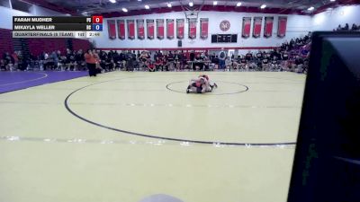 117 lbs Quarterfinals (8 Team) - Mikayla Weller, Bakersfield College vs Farah Mudher, Palomar College