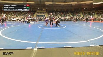 100 lbs Quarterfinal - Braxten Sombke, Sniper Wrestling Academy vs Eddie Jones III, Wave Wrestling Club (TN)
