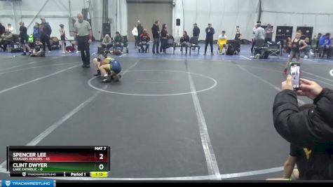 80 lbs Finals (2 Team) - Spencer Lee, Vougars Honors vs Clint Dwyer, Lake Catholic