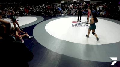 110 lbs Lillian Smotherman, CMWA - Coastal Mountain Wrestling Association vs Rachel Sierra, IEWA - Inland Empire Wrestling Association