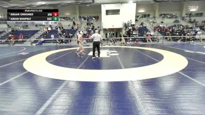 133 lbs Quarterfinal - Esuar Ordonez, Springfield vs Aidan Shufelt, Castleton