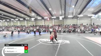 116 lbs Round Of 32 - Aziel Velasquez, WAR Wrestling Club vs Pablito Rodriguez, Alamosa